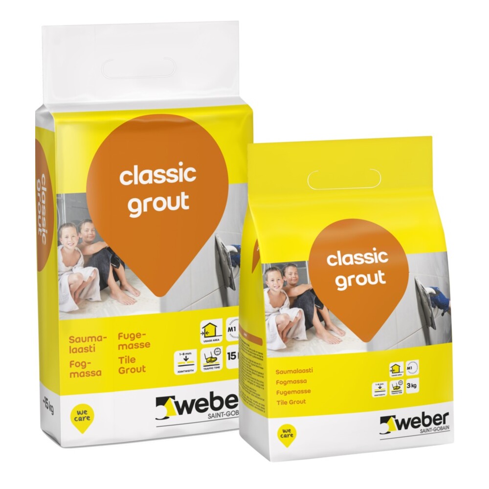 weber classic grout Plattsättning / Tätskikt er Sverige