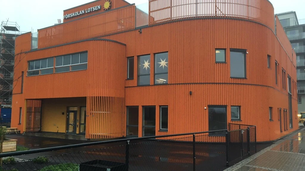 Förskolan Lotsen är certifierad Miljöbyggnad silver och har golv från Weber