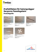 Systemkomponenter Serporoc prefabfästen Systemkomponenter Serporoc prefabfästen
