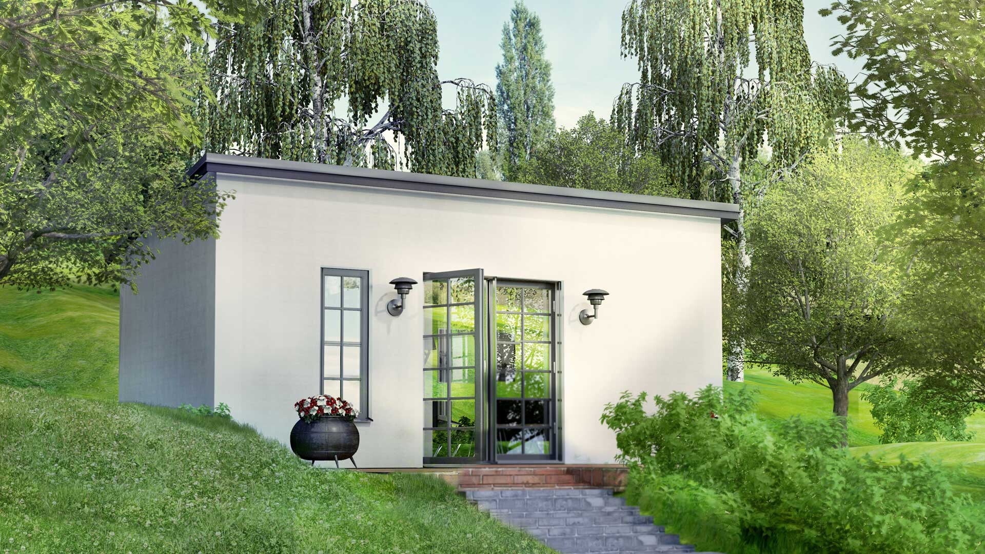 Weber Attefallshus av lecablock Weber Attefallshus av lecablock