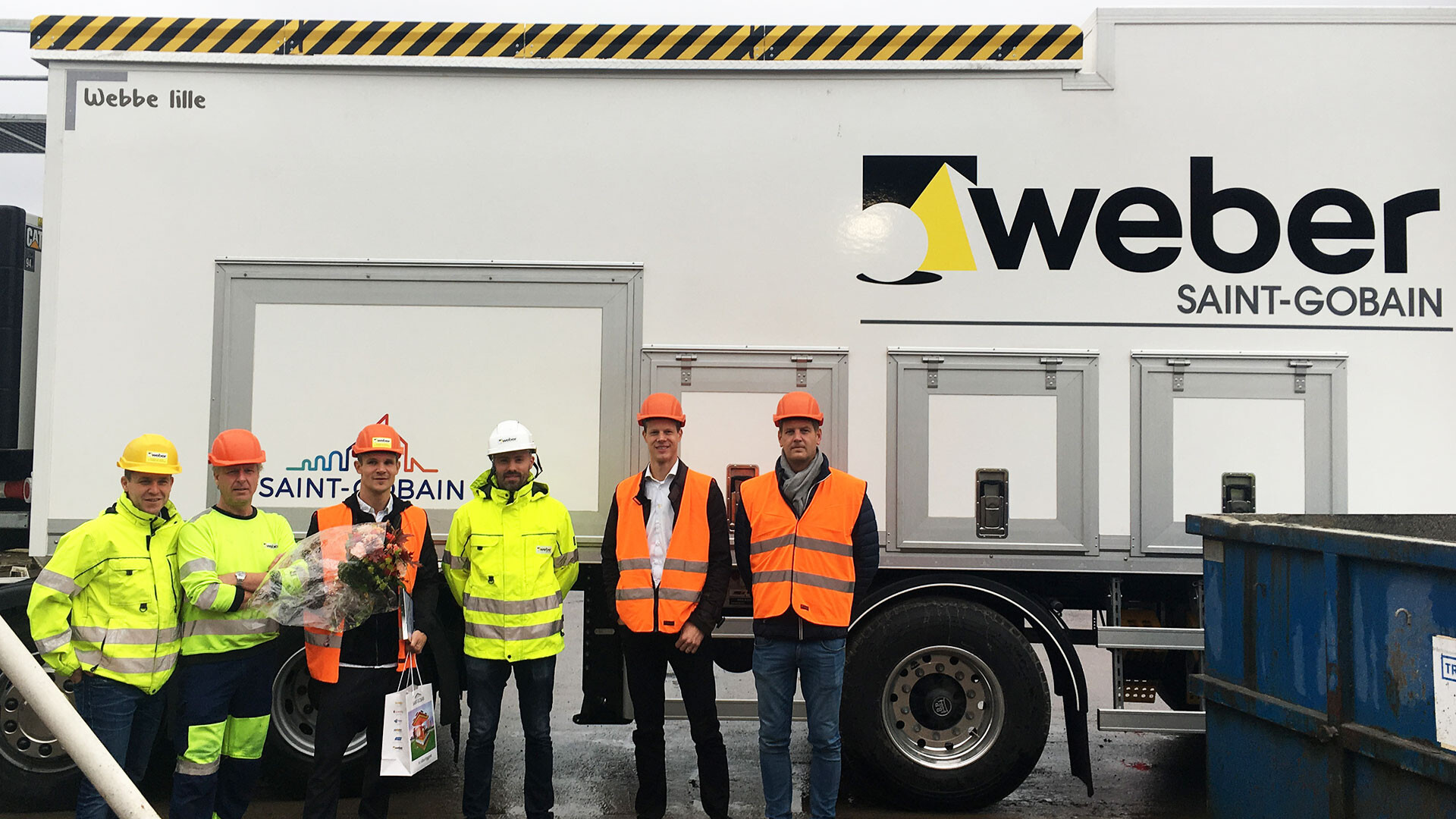 Webers pumpbil Webbe lille Webers pumpbil Webbe lille