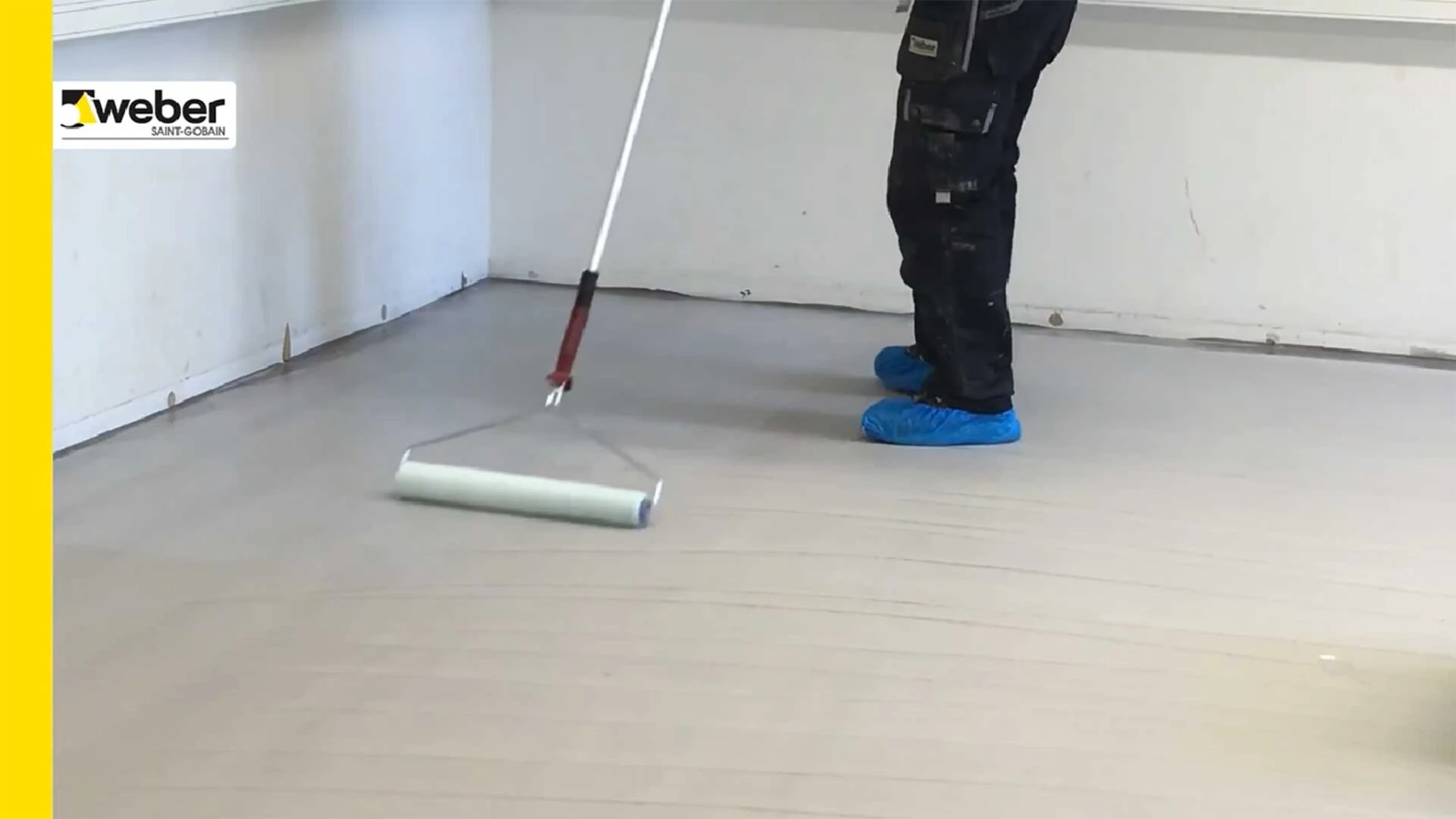 Ytbehandla Weber Designgolv med weberfloor top matt