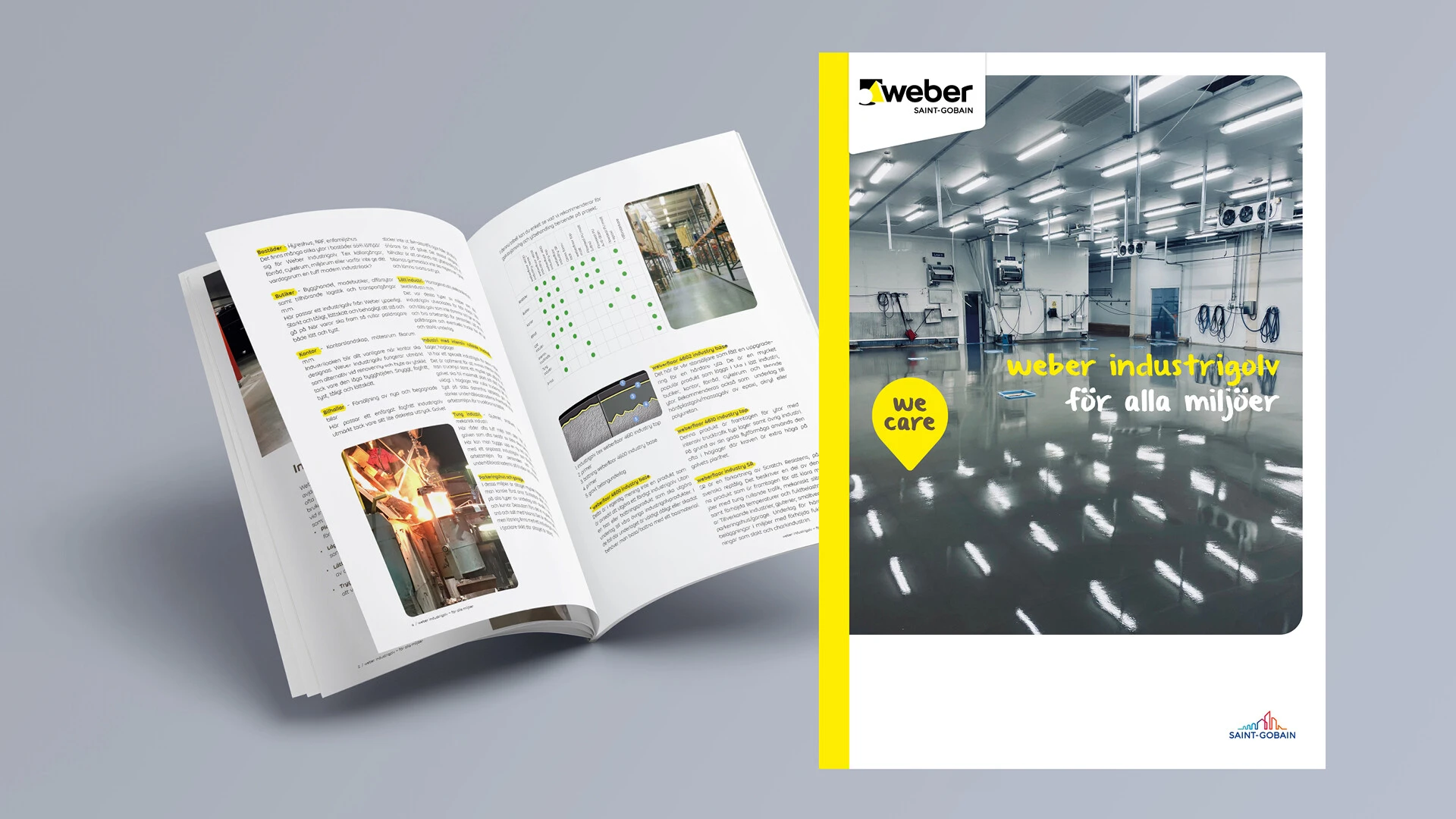 Weber industrigolv för alla miljöer