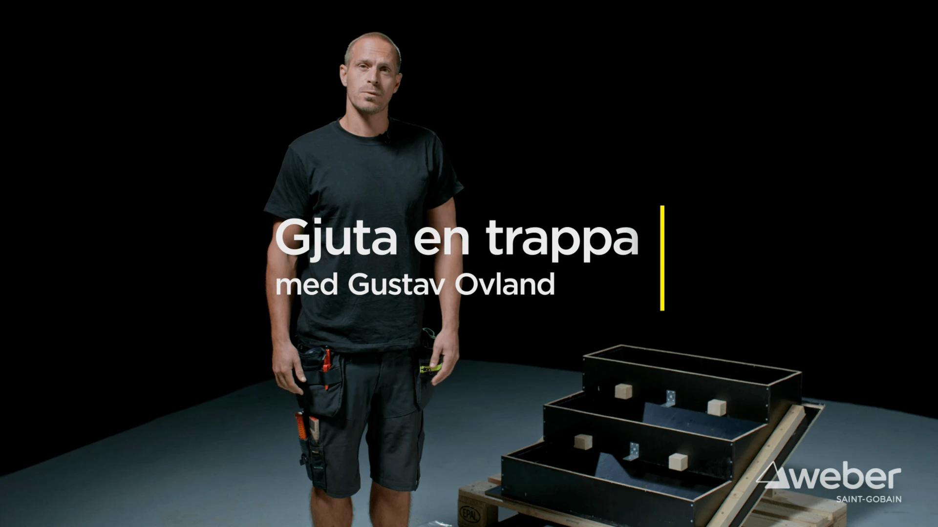 Gjuta en betongtrappa 