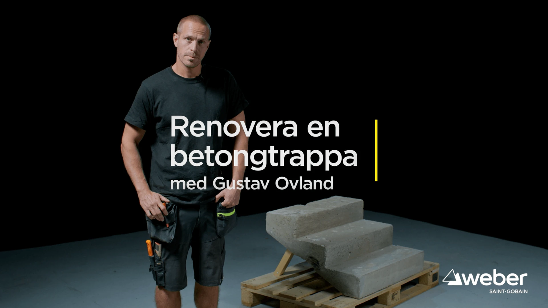 Renovera en skadad betongtrappa 
