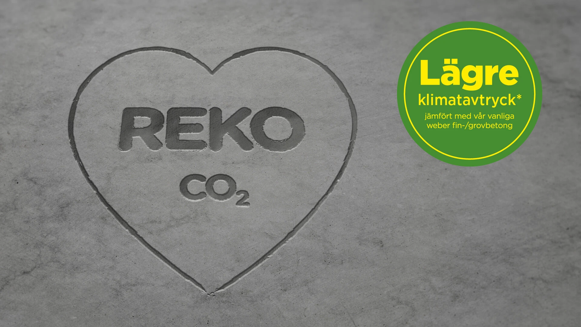 Weber lanserar Weber REKO fin- och grovbetong 