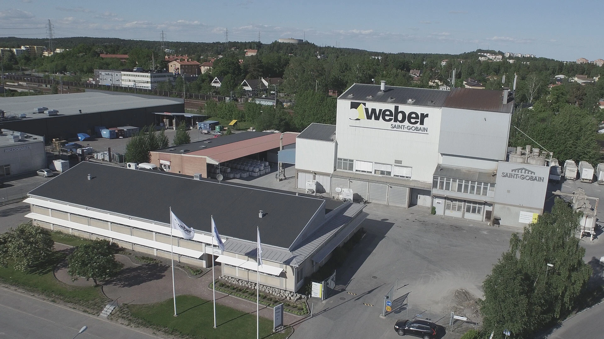 Saint-Gobain Sweden Weber, huvudkontor Häggvik