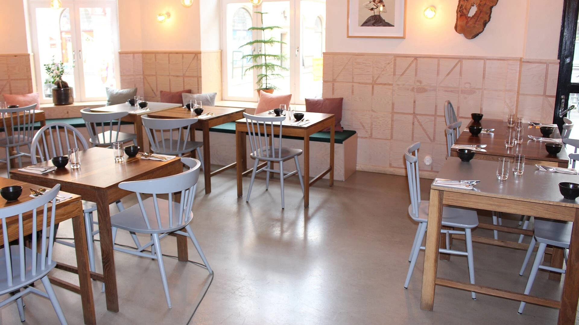 Restaurang Namu i Malmö har Industrigolv från Weber