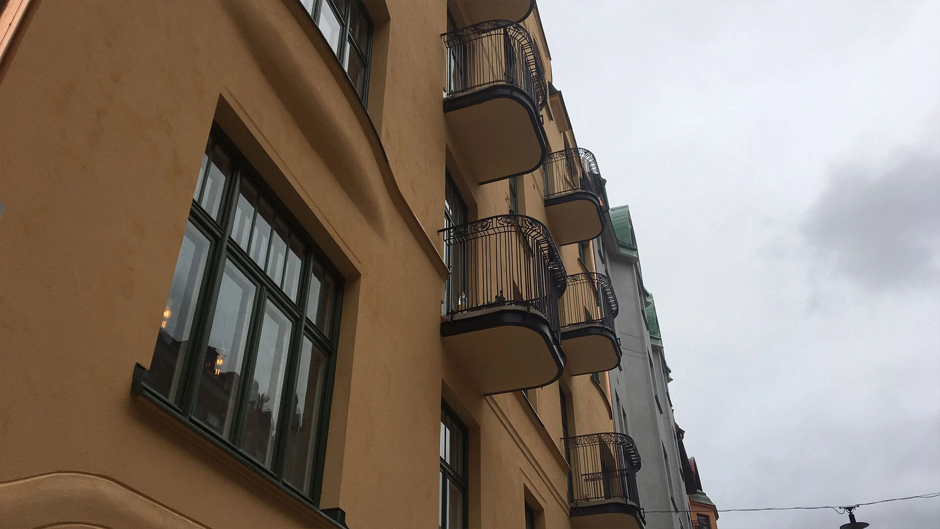 Brf Hansa är putsad med Webers kalkbrukssystem