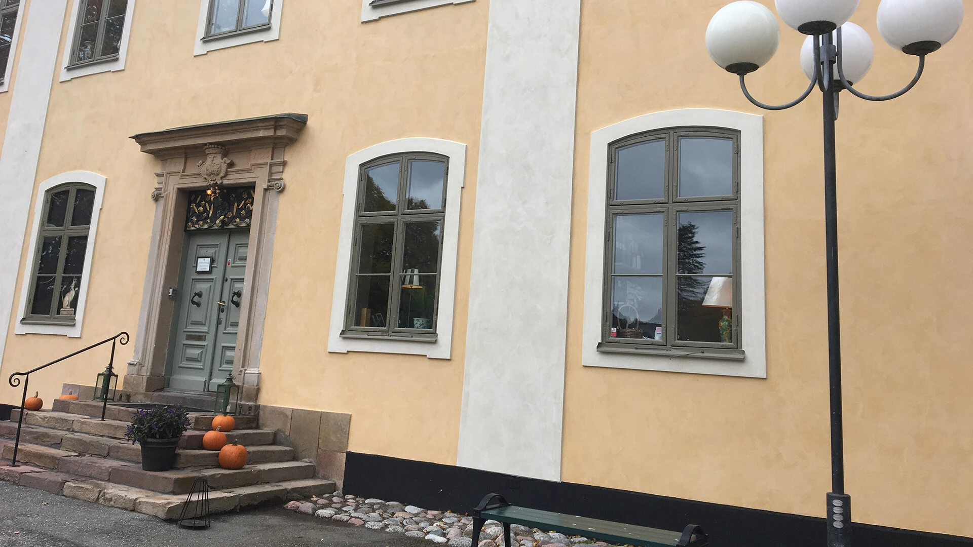 Åkeshovs slott är putsat med Weber Kalkbrukssystem