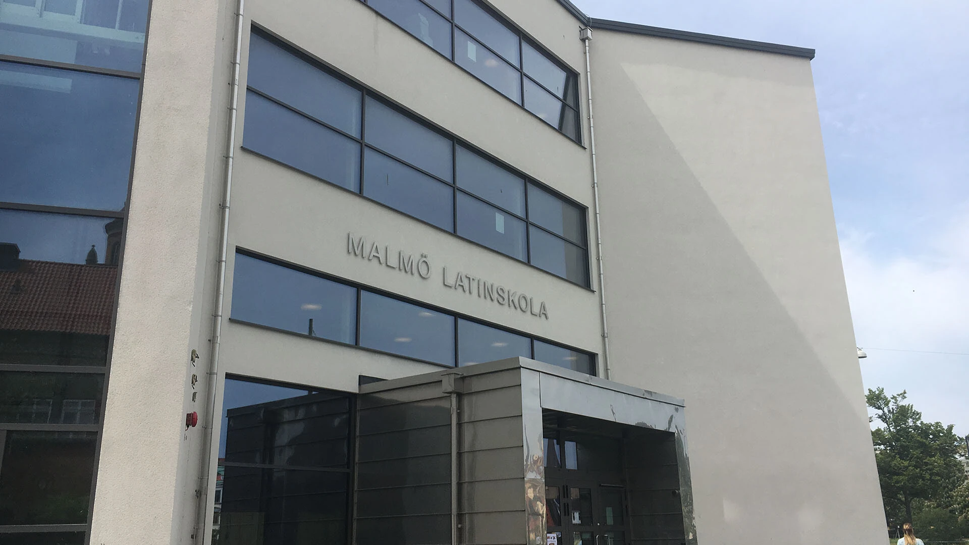 Malmö Latinskola har vit rivputs från Weber