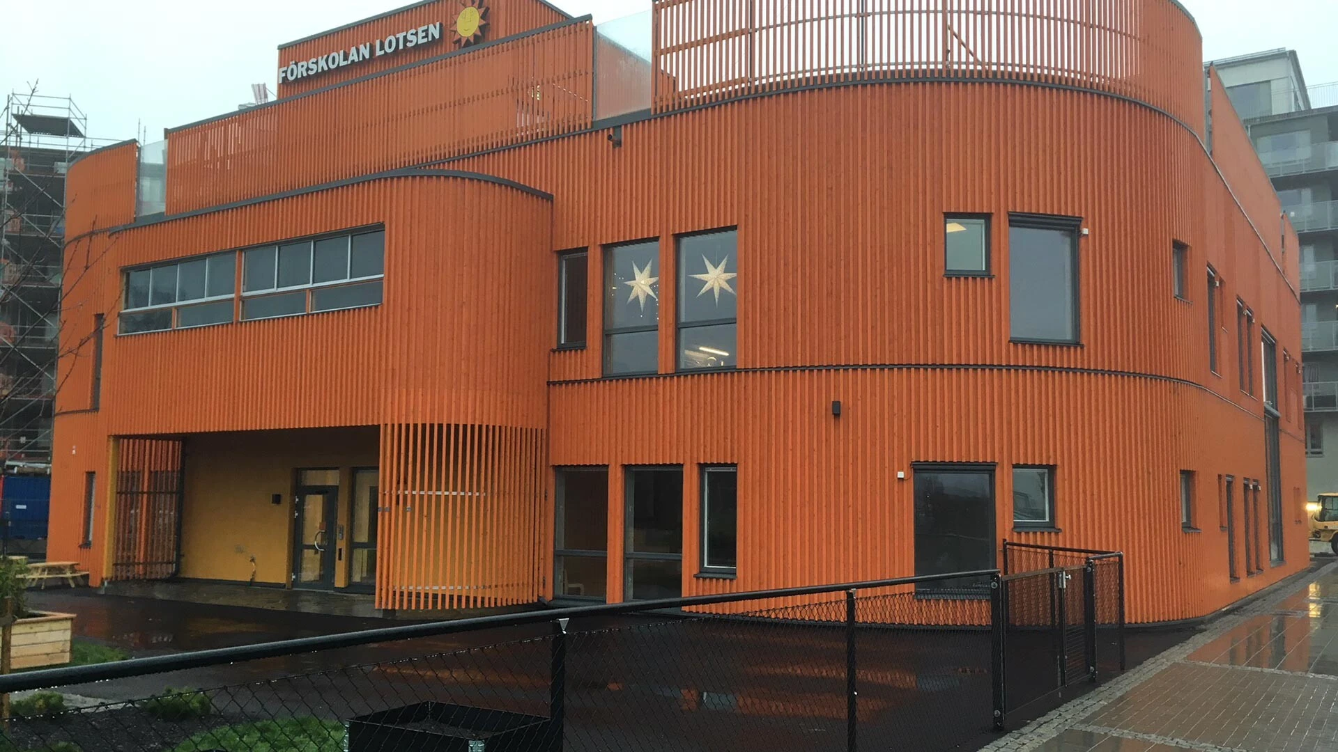 Förskolan Lotsen är certifierad Miljöbyggnad silver och har golv från Weber