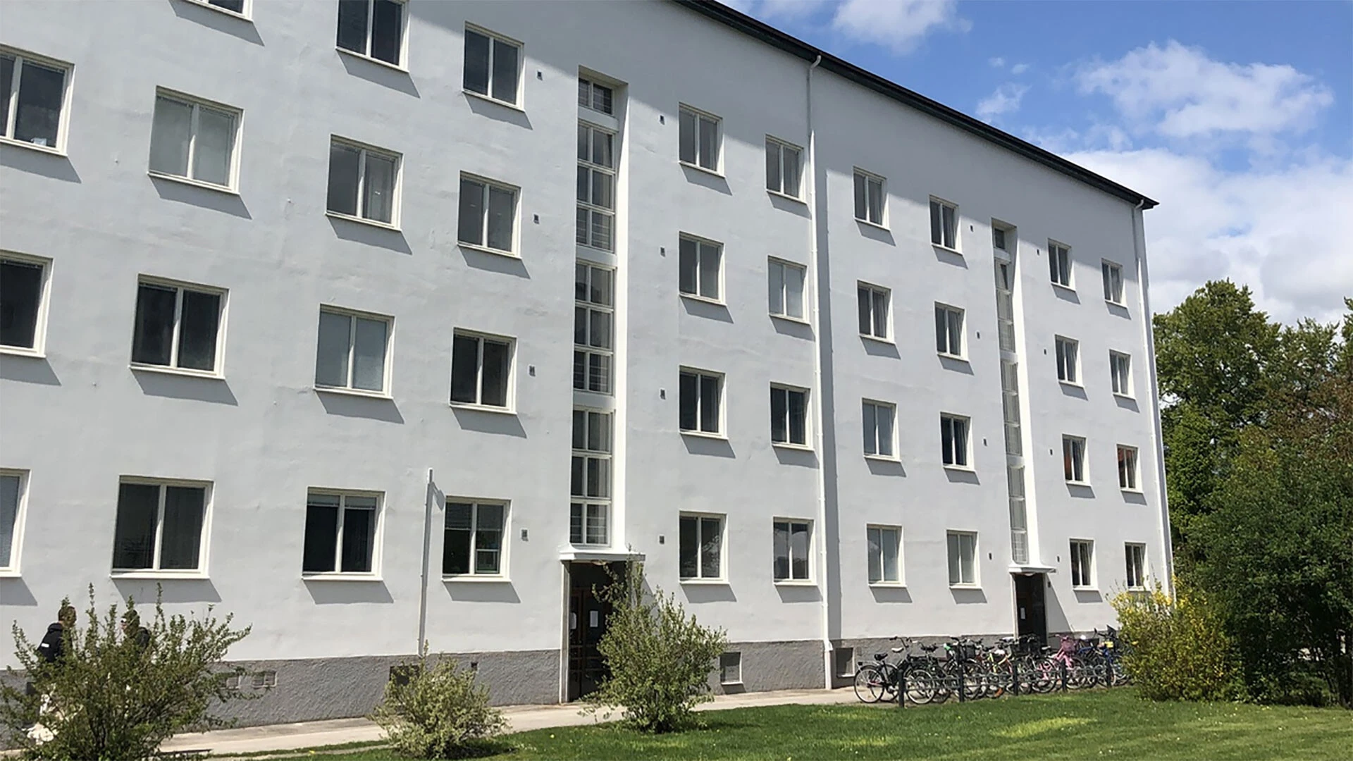 Fasader renoverade med Weber putsbruk