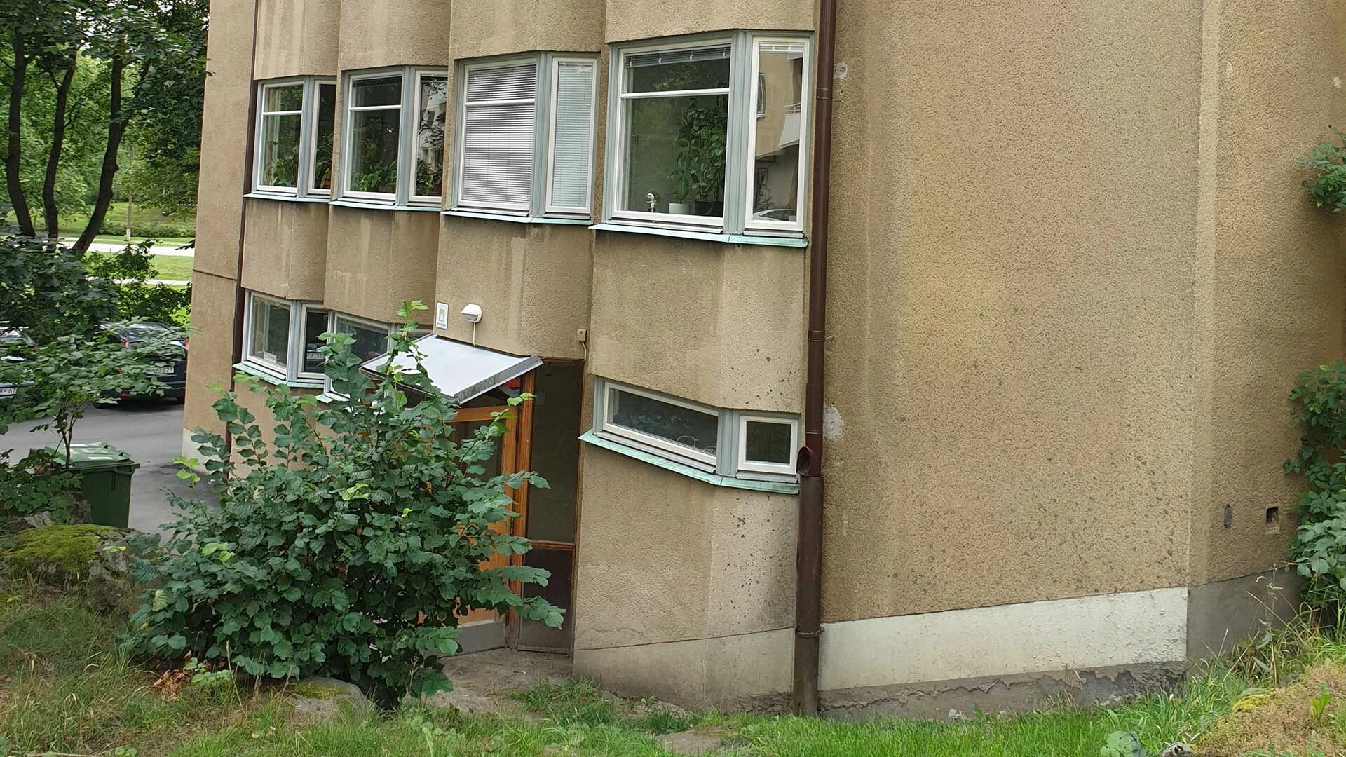 Steningen 2 i Årsta är putsad med Webers fasadprodukter