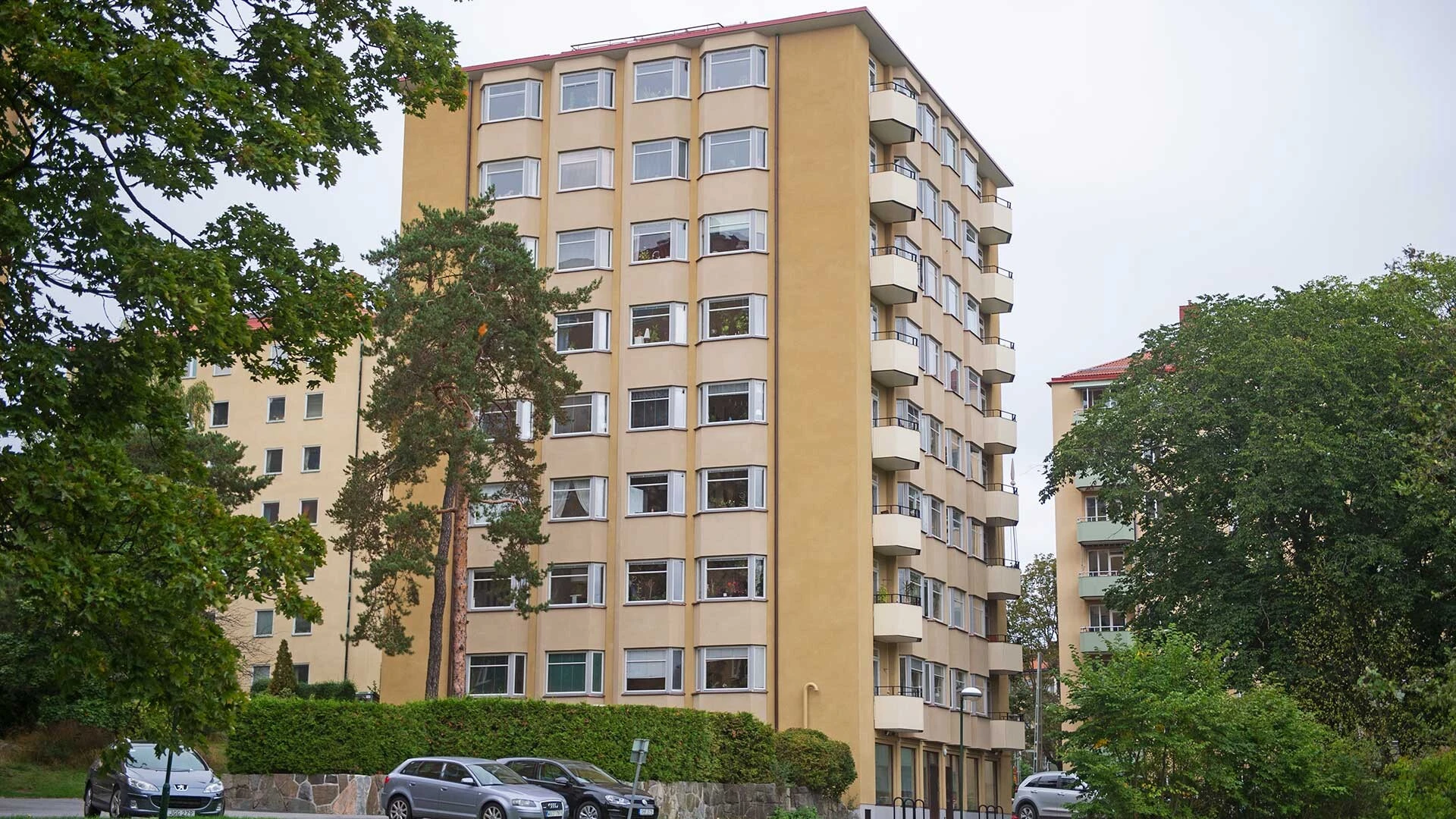 Steningen 2 i Årsta är putsad med Webers fasadprodukter