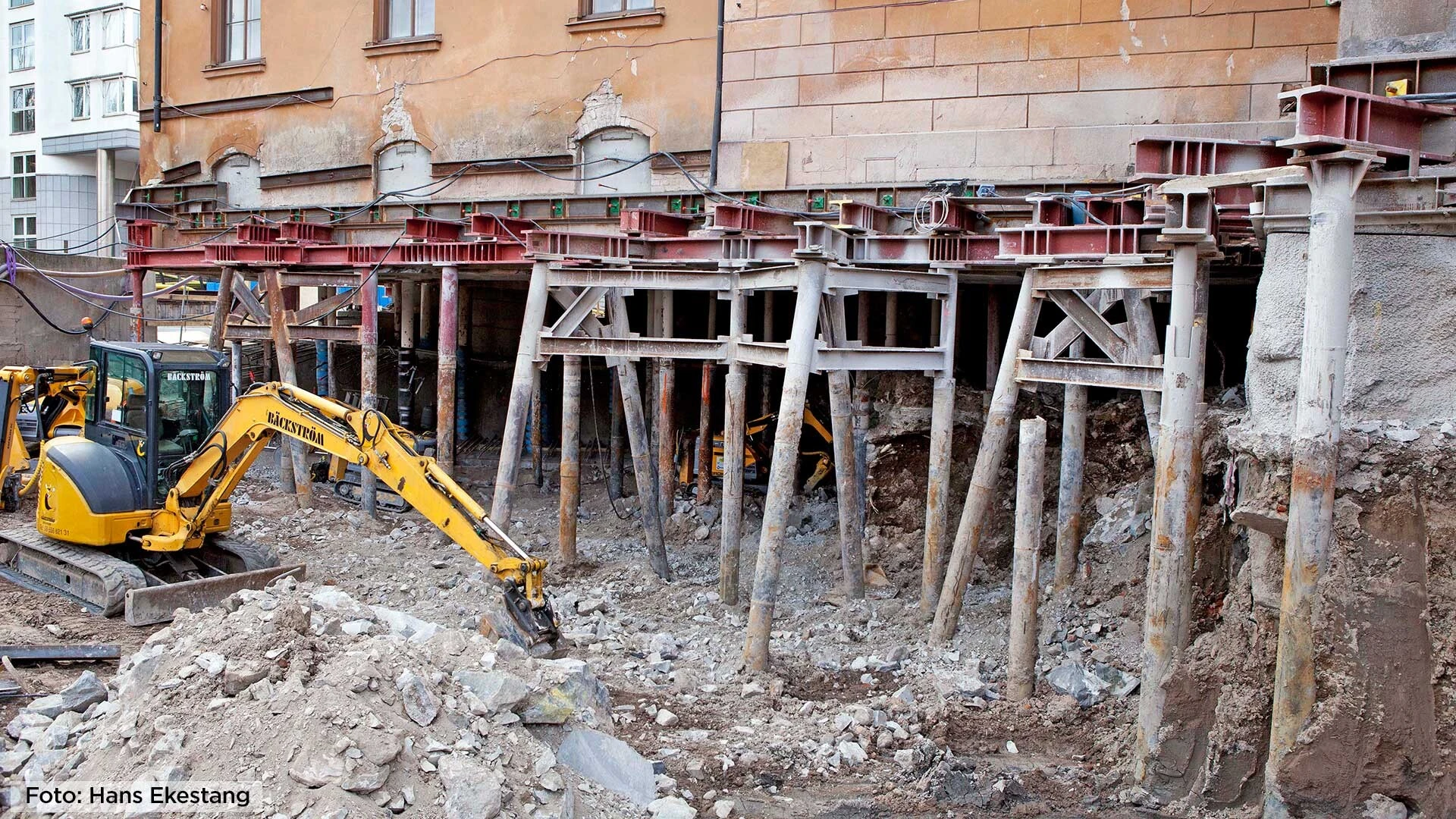 Renovering av Stiftelsen Konung Oscar I:s minne, Citybanan