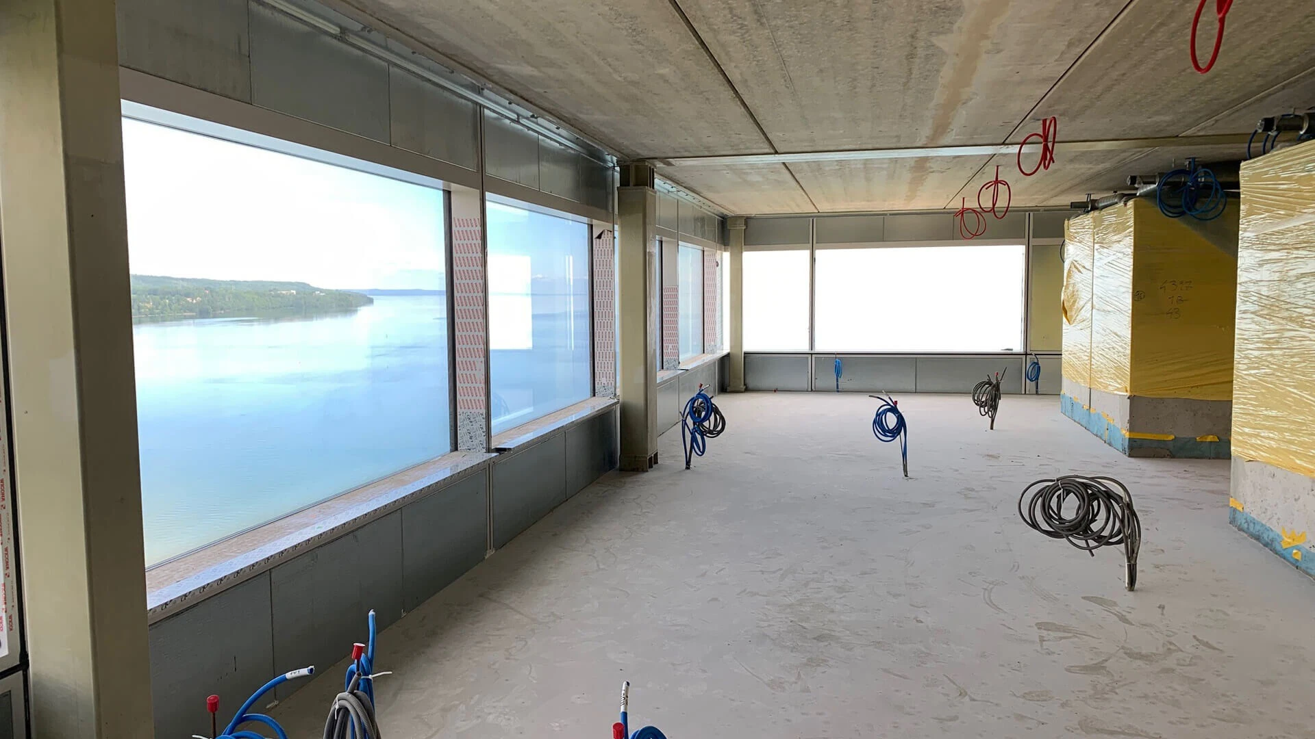 CWG Jigab avjämnade 18 våningar med weberfloor 110 nova 