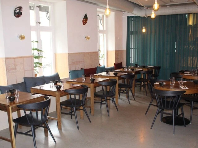 Restaurang Namu i Malmö har Industrigolv från Weber