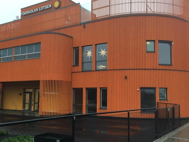 Förskolan Lotsen är certifierad Miljöbyggnad silver och har golv från Weber