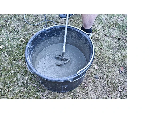 Blanda betongen med en betongvisp