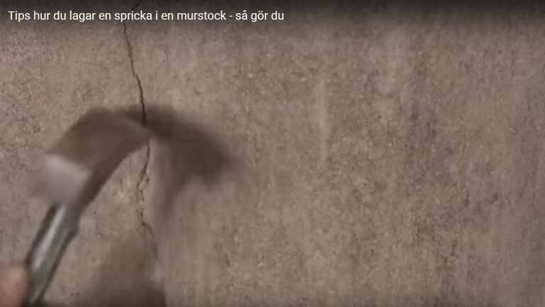 Tips hur du lagar en spricka i en murstock