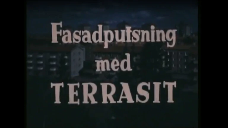 Fasadputsning med Terrasit
