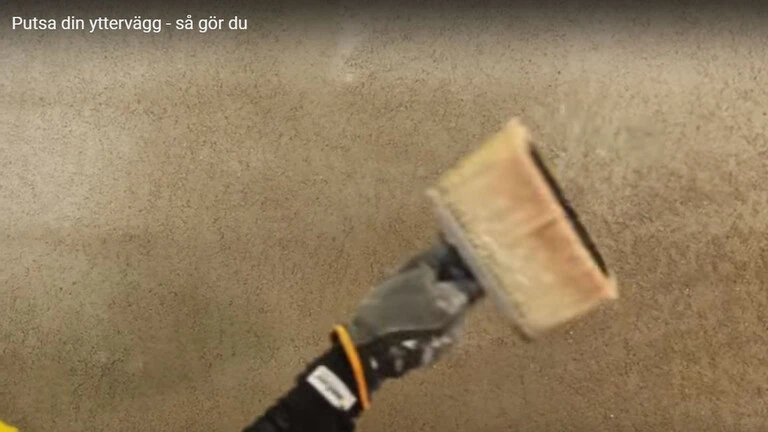 Putsa din yttervägg med weberbase 135