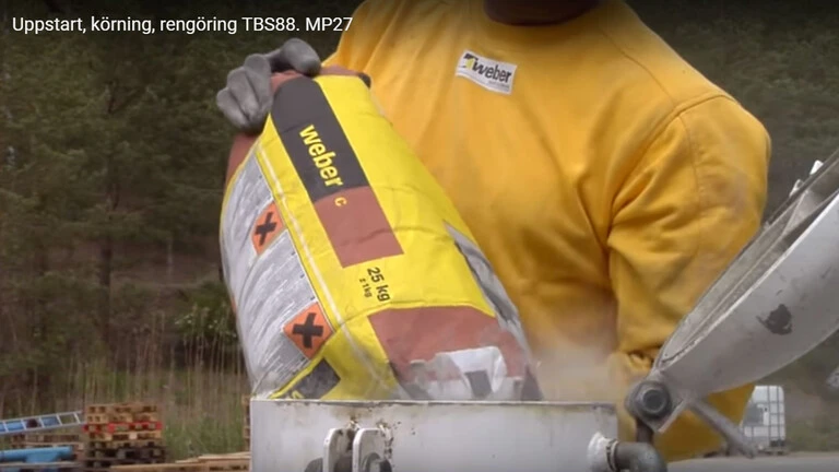 Uppstart, körning, rengöring TBS88