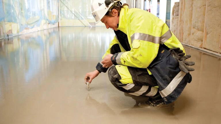 Fuktsäkra bygget med weberfloor screedry