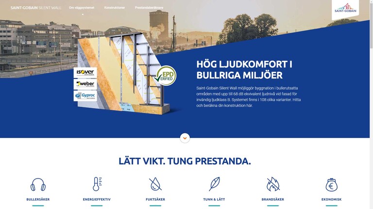 Saint-Gobain Silent Wall Saint-Gobain Silent Wall