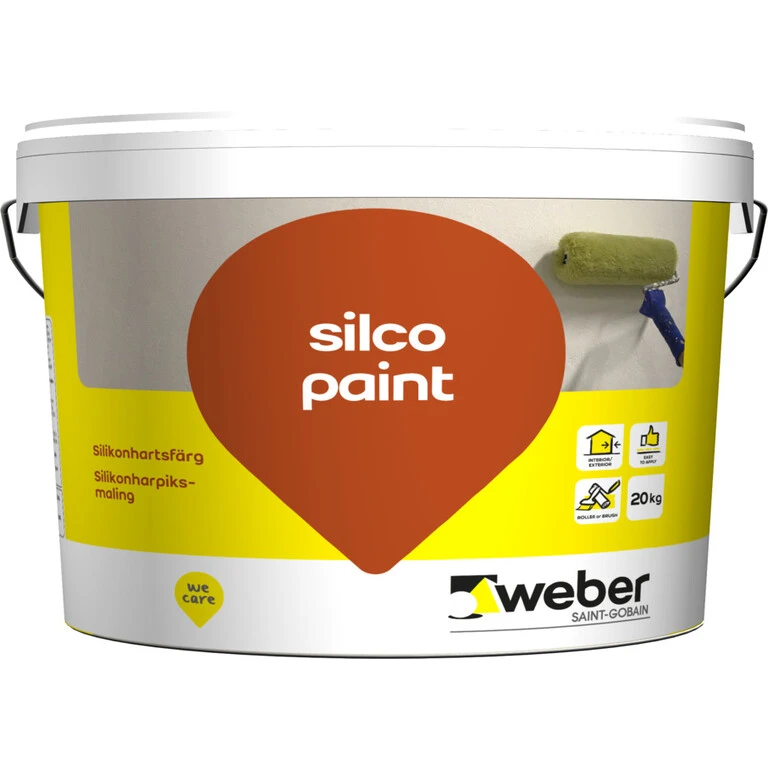 weber silco paint Fasad / Puts och murbruk er Sverige